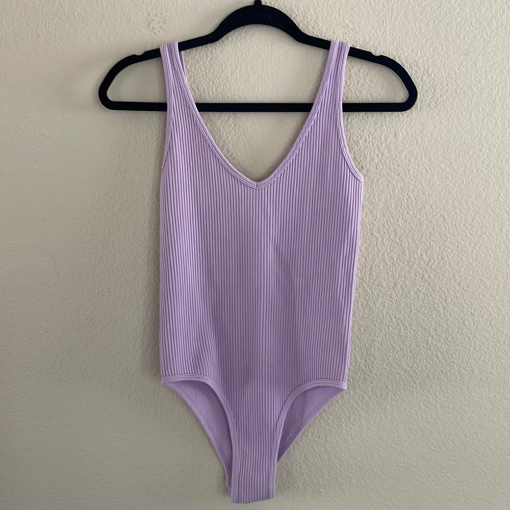 Aura purple bodysuit